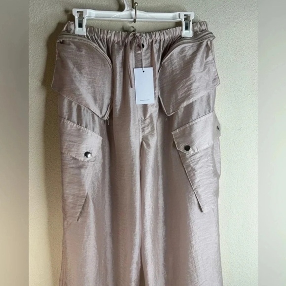 Lovers + Friends Wide Leg Pants in Light Pink - Picture 7 of 7